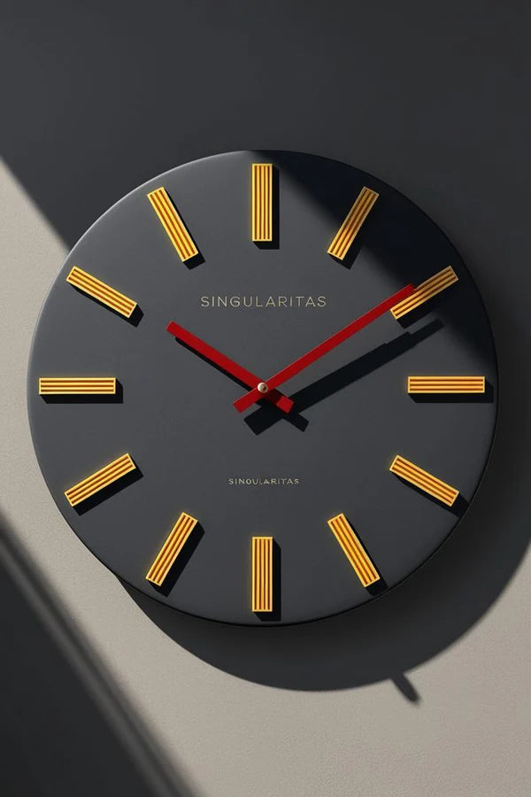 Black Aura Wall Clock