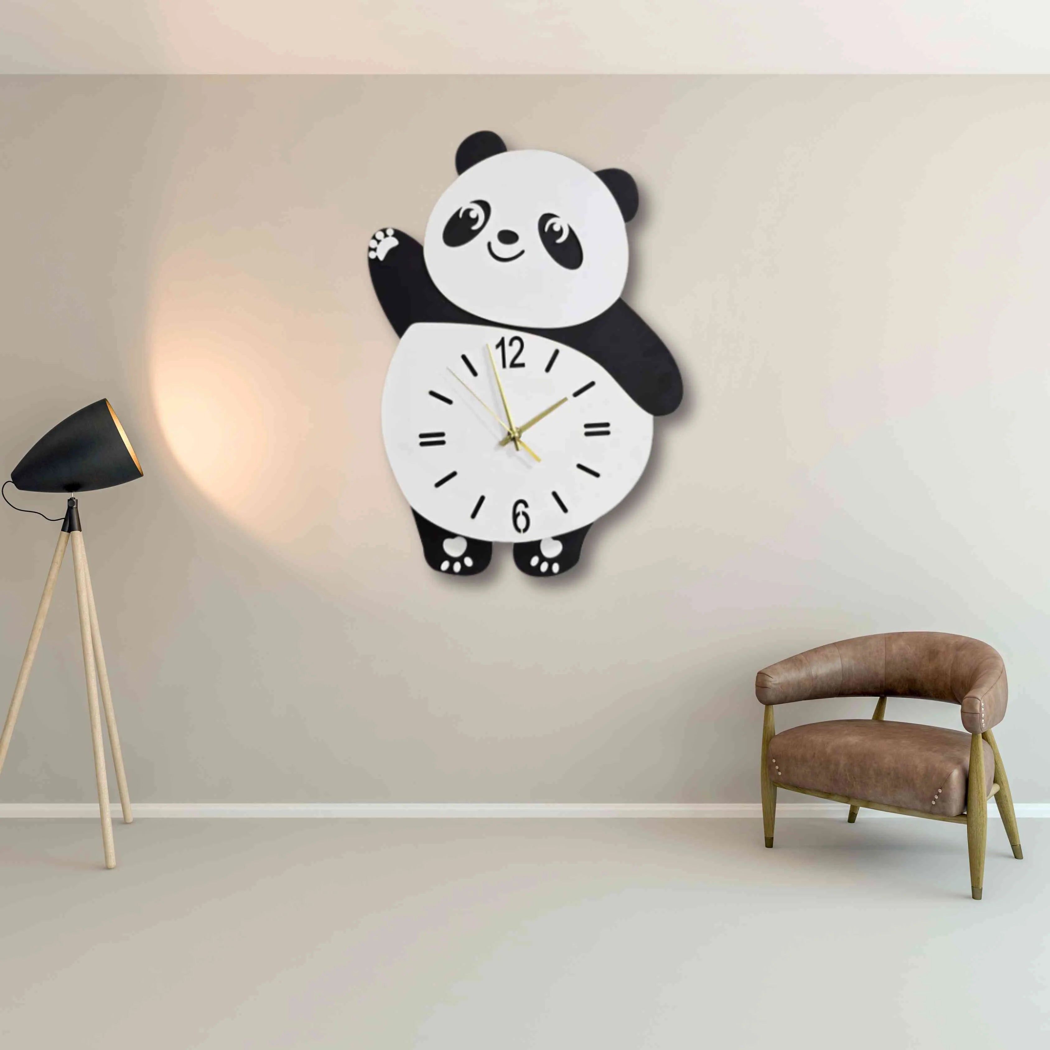 Panda  Wall Clock